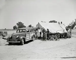 Visalia Prints: Workers Preparing for Immunizations