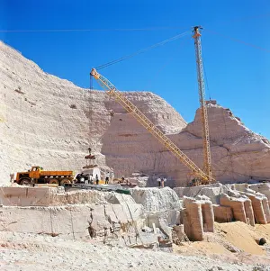 Abu Simbel Prints: Workers Reassembling Temple