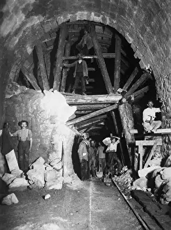 Tunnel Prints: Workers in the Simplon Tunnel