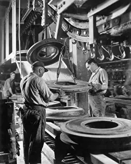 Tire Prints: Workers at a Tire Manufacturing Plant