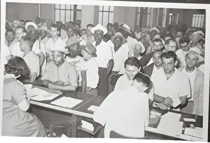 Frustration Prints: Workers Waiting In-Line