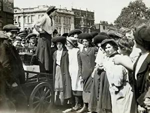 Working Girl Addresses Co-Workers/Street