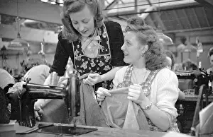 Sewing Machine Prints: Working Girls
