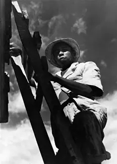 Workman In Belem, Brazil