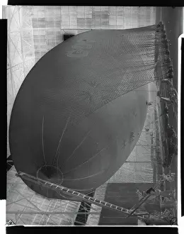 Arcadia Prints: Workmen Inflating an Airship
