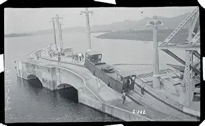 Workmen Operating Electric Mules