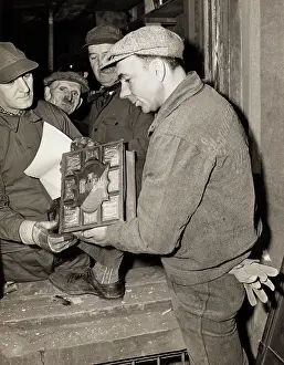 Workmen Removing Holy Bible from Collyer House