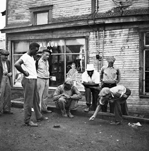 West Virginia Prints: Workmen Shooting Craps