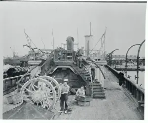 Workmen Stripping a Yacht