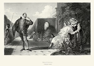 Images Dated 17th February 2015: Works of William Shakespeare - Malvolio from Twelfth Night