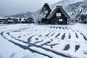 Illuminate Prints: World Heritage, Shirakawago, Historic Villages of Shirakawa-go and Gokayama