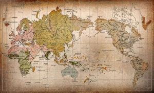 Textured Effect Collection: World map