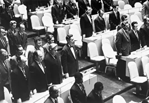 60 64 Years Prints: World Organization Mourns Kennedy