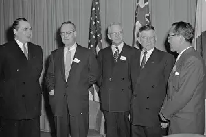 World Political Representatives Standing and Conversing