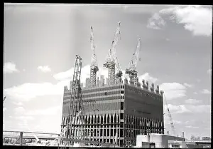 Building Construction Prints: World Trade Center Under Construction