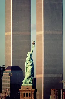 Images Dated 26th June 2009: World Trade Center and Statue of Liberty