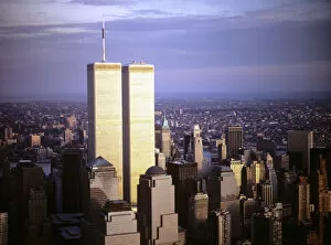 Jerry Trudell Aerial Photography Collection: World Trade Center twin towers