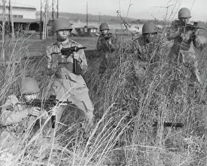 World War Two African American 555th Parachute Infantry Battalion