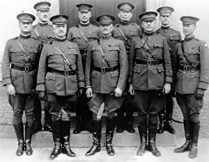 Cooperation Prints: World War I Military Officers Posing Together