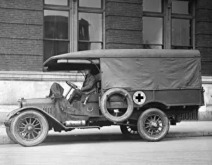 Ambulance Prints: World War I Red Cross Ambulance