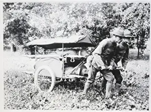 Ambulance Prints: World War I Soldiers Pulling Wounded