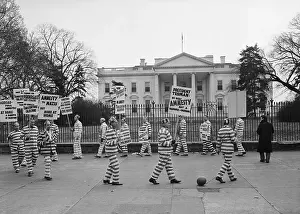 World War II Objectors Picketing White House