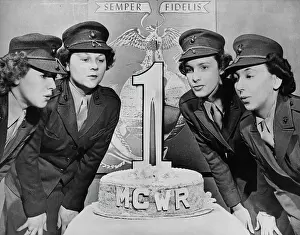 World War Two United States Marine Corps Women's Reserve 1944