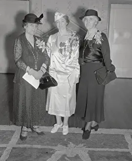 World War Woman Veteran Dorothy Frooks with Mrs Harrison and Mrs Hoover