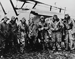 Huty32155 Prints: World's First Circumnavigation Flight, 1924