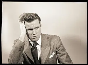 Frustration Prints: Worried Man
