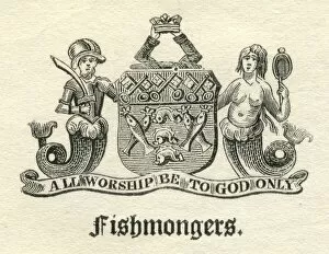 Images Dated 8th March 2013: Worshipful Company of Fishmongers armorial