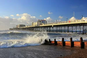 A fascinating collection of images featuring great British piers: Worthing Pier just after sunrise