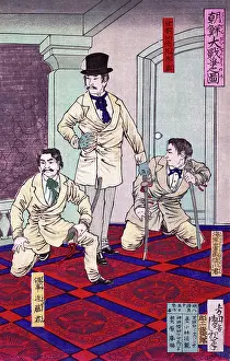 Medical Prints: Wounded displayed from the Korean War