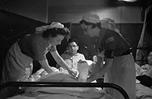 Injured Or Wounded Prints: Wounded Gunner