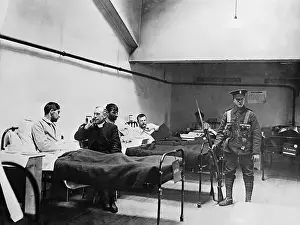 Dublin Prints: Wounded Sinn Feiners in Temporary Hospital at Dublin Castle