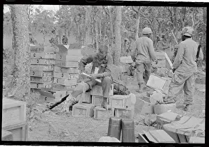 Wounded Soldier Resting in Vietnam