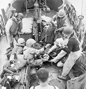 Wound Prints: Wounded Treated Aboard Hospital Ship