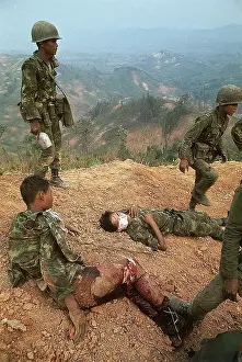 Wounded Vietnamese Troops on Hill 552