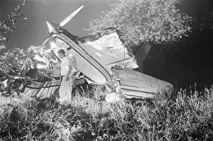 Senator Prints: Wreckage of Plane Carrying Ted Kennedy