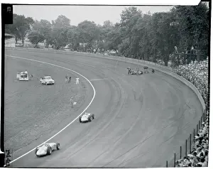 Wrecked Car at Indianapolis Speedway Classic