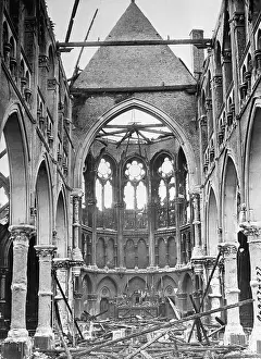 Wrecked Church Where This Area Was Safe