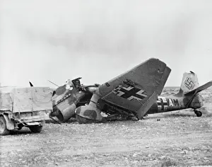 Huty32801 Prints: Wrecked Plane, 1942