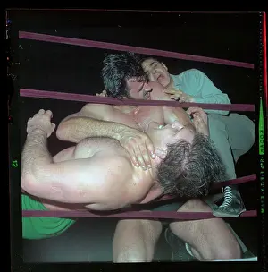 Wrestlers in Action