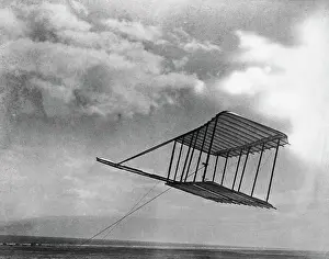 Glider Prints: Wright Glider as Kite