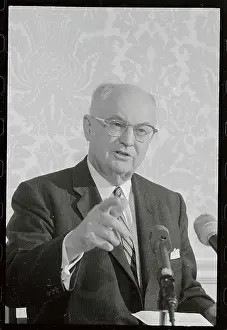 Wright Patman Speaking at Microphone