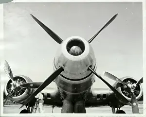 Propeller Prints: Wright Typhoon Turbine Plane Engine