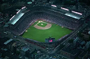Wrigley Field from Overhead