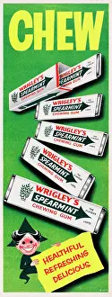 Huty25238 Prints: Wrigley's Spearmint Chewing Gum
