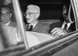 Fiction Prints: Writer Dashiell Hammett in Automobile