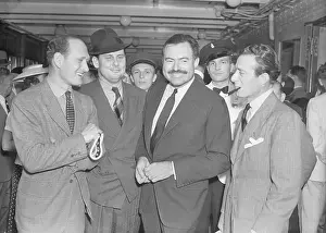 Writer Ernest Hemingway with Friends
